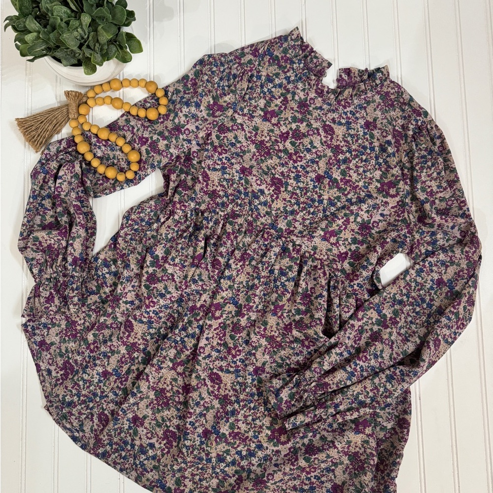 Mod Boutique Floral Babydoll Blouse